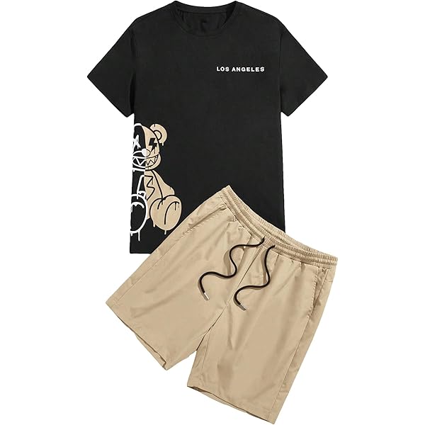 BEAUDRM Men's Graphic Shirts Y2k Long Sleeve Crew Neck