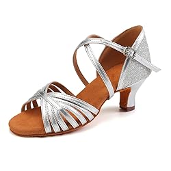 YKXLM Latin Dance Shoes Ballroom Women Salsa Tango