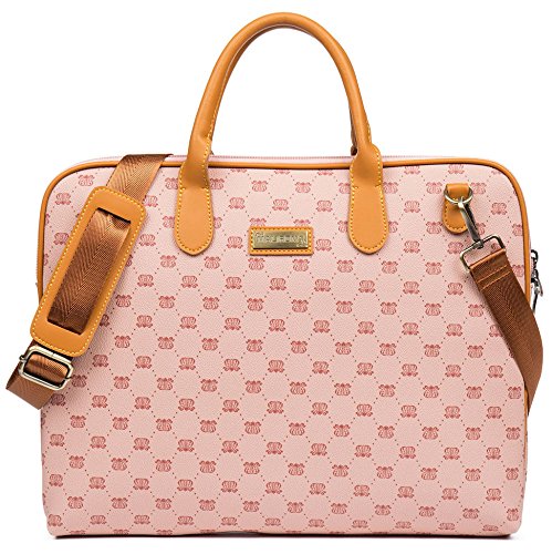  Malirona Briefcase for Women PU Leather 15.6 Inch