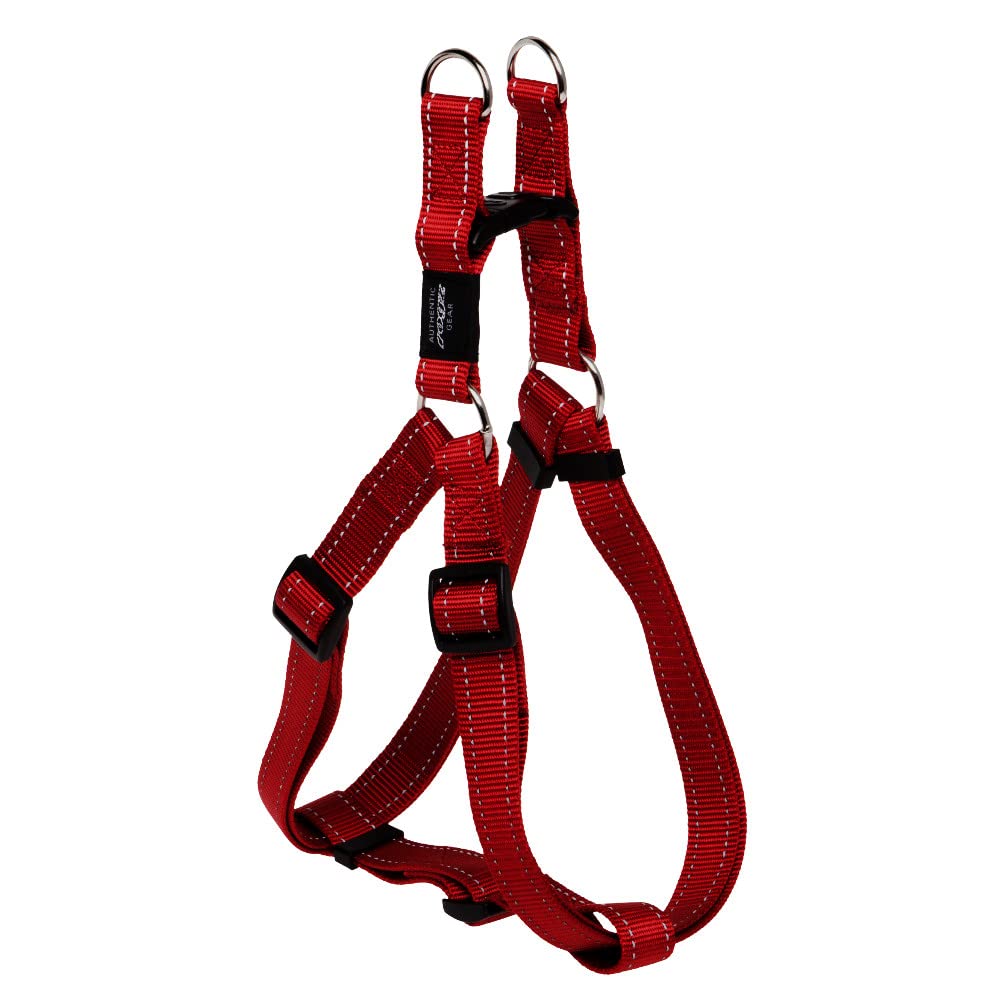 Rogz Utility Step-In Harness Lumberjack, X-Large, Red
