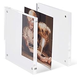 Scribble 5 x 5 Acrylic Magnetic Photo Frame/Picture