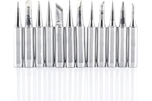 12 PCS Soldering Iron, Screwdriver Solder Iron Tips Made of Oxygen-Free Copper 900M-T Compatible for Soldering and All X-Tron