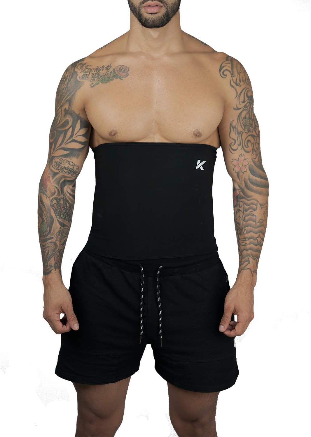 Kewlioo Men's Heat Trapping Waist Toner - Sweat Body Shaper Vest for Men, Mens Bodysuit Slimmer Sauna Suits, Shapewear Compression Top Shirt, Strong Waist Grip, Versatile and Discreet : Sports & Outdoors
