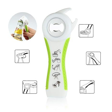 Teepao Wasserflaschenöffner für arthritische Hände, Flaschenöffner, Dosenöffner, Dosendeckel, Drehverschluss, ideal für Senio