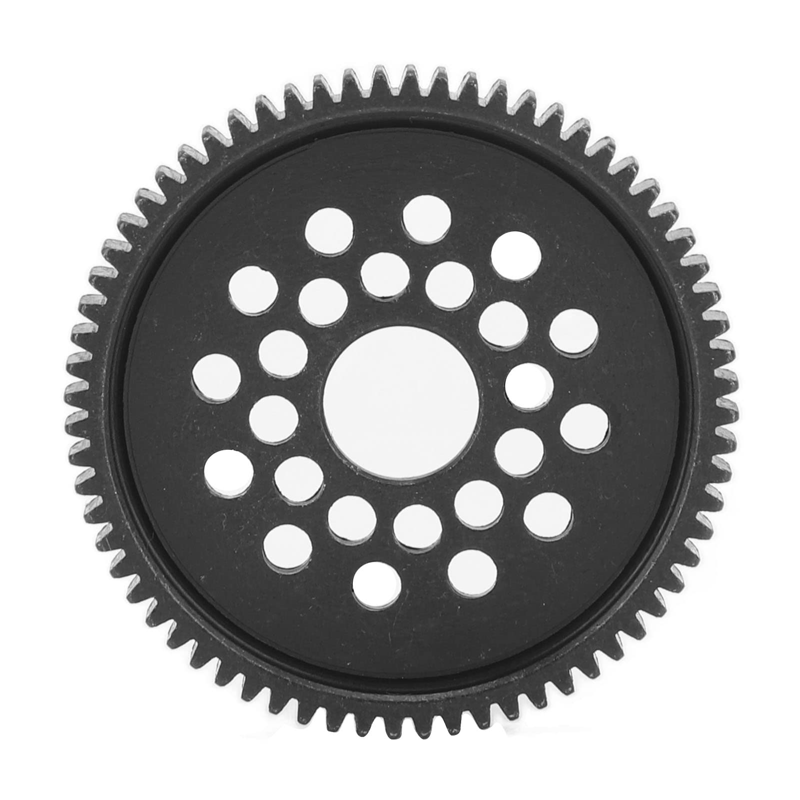 Dilwe High Speed Spur Gear, Durable Steel Construction, Large 68T RC Gear for Remote Control Car Enthusiasts, Model Racing Projects, Hobby Engineering Applications