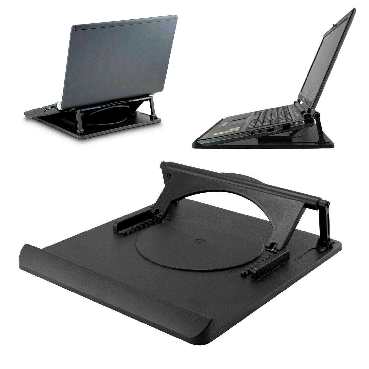 laptop holder multi-positional tilt 360 Degree Adjustable Flexible Rotating Stand Base also tablet, book