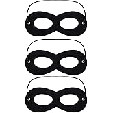 Black Felt Eye Mask Halloween Mask for Adult Costumes Mask Halloween Masks for Men Women Kids Party Cosplay Dress Up