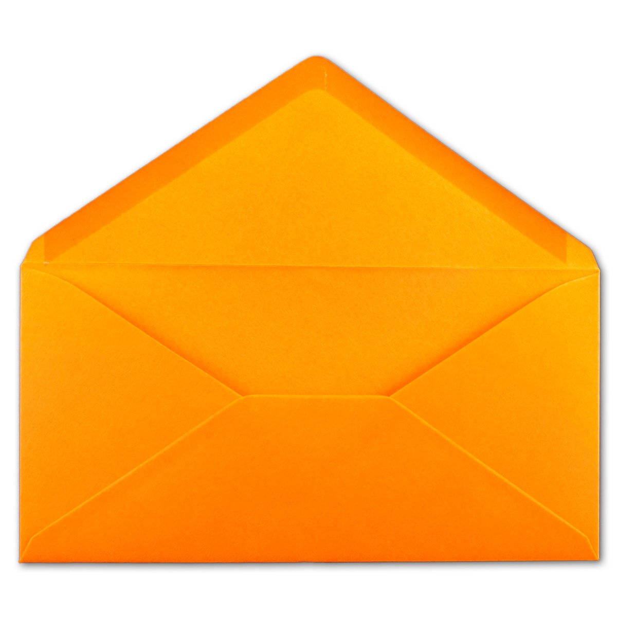 Envelopes DIN Long 120 g/m² Orange 220 x 110 mm Nassklebung Your Glüxx Agent Post in Envelopes Without Window Christmas Card Invitations