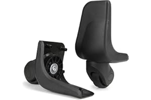 Zoofen 360 Spinner Replacement Luggage Wheel Repairment Suitcase Wheels (Z146) (Z146-Rear Wheel)