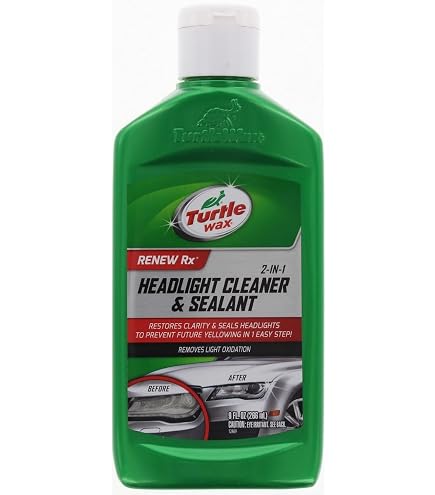 Nettoyant Phares Turtle Wax 300ml - Élimine Jaunissement Et Oxydation - Restauration Clarté