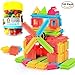 Anwish 100pcs Hedgehog Blocks Set Toddlers Educational Buliding Creative Toys with Bucket for Boys Girls