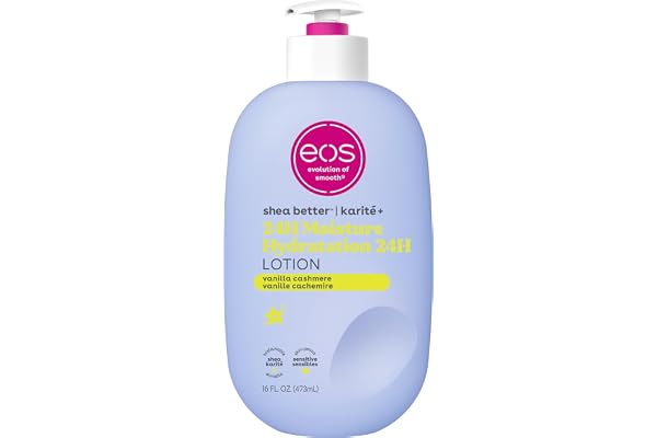 eos Shea Better 24H Moisture Body Lotion, Vanilla Cashmere, 473 ml