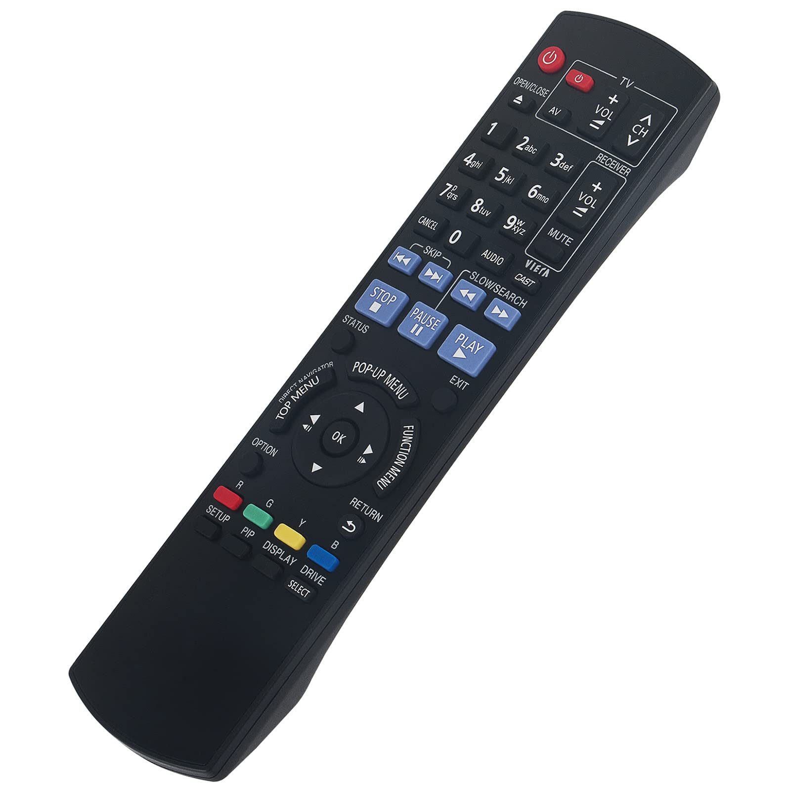 N2QAYB000510 Replacement Remote Control Fit for Panasonic Blu-ray Disc Player DMP-BDT300