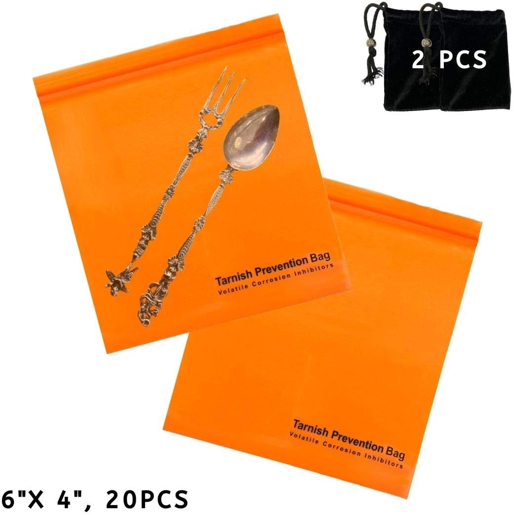 A-ONE Tarnish Prevention VCI Bags with Resealable Lock Seal Zipper, Rust Prevention Zip Lock Bags, Rust Proof Zipper Bags - Image 3