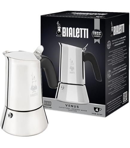 LEOPOLD Cafetera Espresso TIVOLI – 6 Tassen, Edelstahl & Aluminium, Für Alle Herdarten Inkl. Induktion