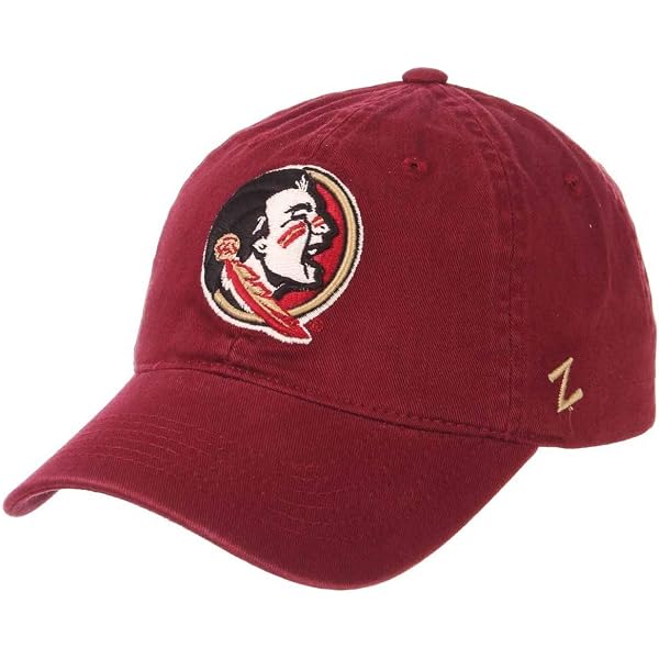 Desert Cactus Florida State University Seminoles Baseball Hat - Adjustable, Embroidered, Red - View #12