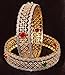 Shiv_Collection Gorgeous Traditional Bollywood Fashion CZ Stone Indian Bangles for Women Jewelry (DBV-08, 2.10)