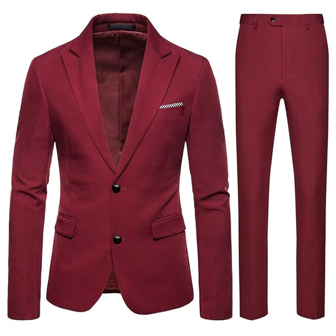 blazer rosso uomo