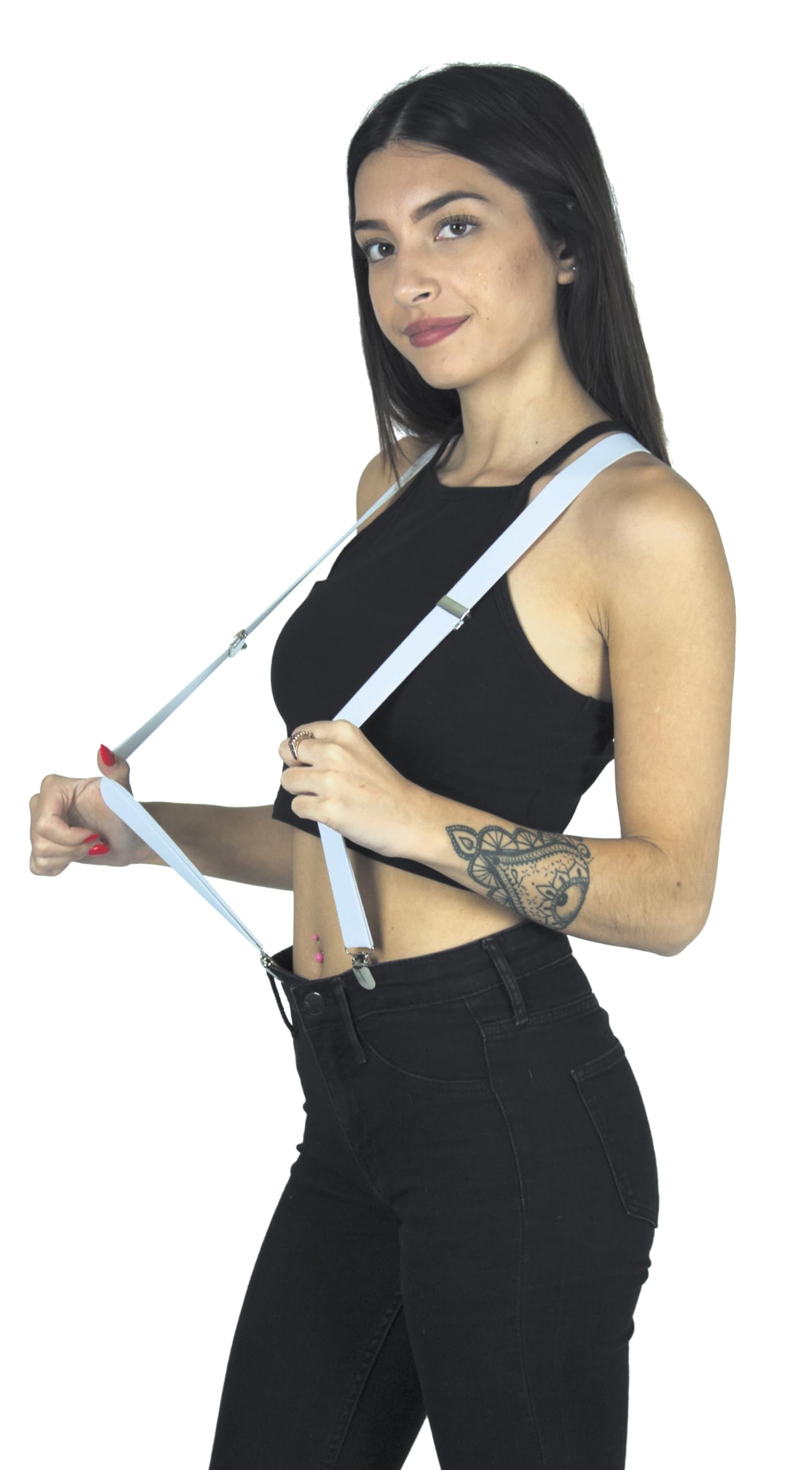 Party Pro 86502416 White Braces