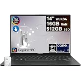 ASUS Zenbook 14 Laptop 14" WUXGA OLED Touch (500nits HDR, 100% DCI-P3) Intel 16-core Ultra 7 255H (Beats Ultra 9 185H) 16GB RAM 512GB SSD for Designer Business Professional Win11 ICP Acc