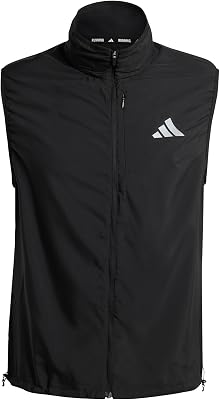 Homme Adi365 Running Essentials Vest Coat, black, XXL