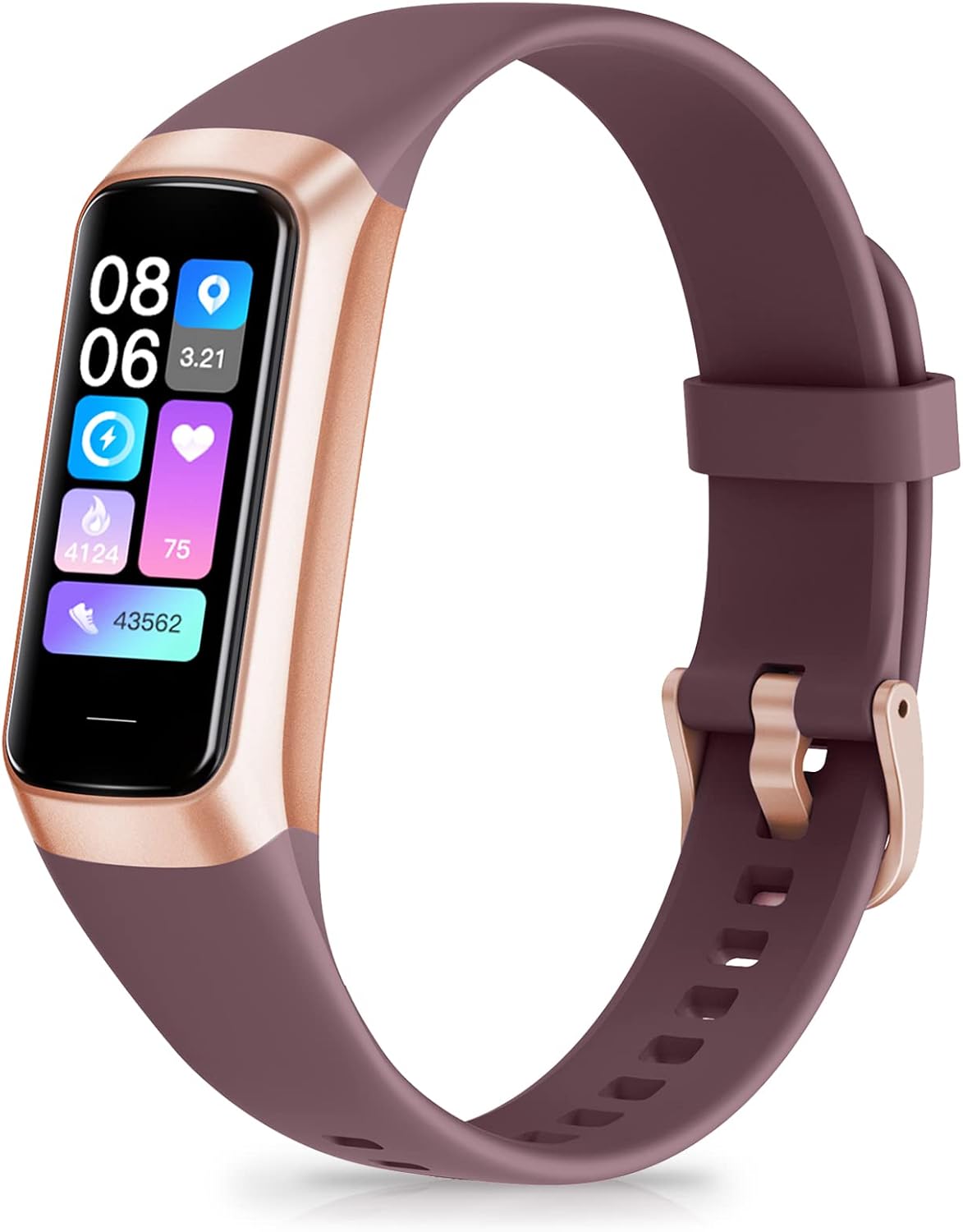 Fitness Tracker with 24/7 Heart Rate, Blood Oxygen Blood Pressure Sleep Monitor, Activity Trackers IP68 Waterproof,Pedometer Step Calorie Counter Health Smart Watch for Women Men