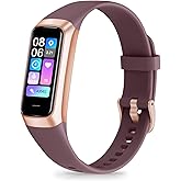 Fitness Tracker with 24/7 Heart Rate, Blood Oxygen Blood Pressure Sleep Monitor, Activity Trackers 5 ATM Waterproof,Step Calorie Counter Pedometer Health Smart Watch for Women Men