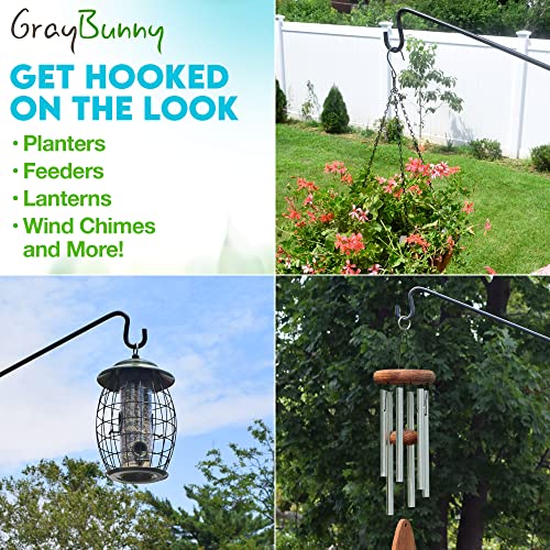 Gray Bunny GB6819 Heavy Duty Deck Hook, 37 Inch Pole, 2 Inch NonSlip Clamp, with 360 Degree