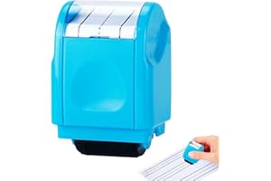 Handwriting Strip Stamper – 3.7x6x3cm PC, Rolling Ink Stamp, Teacher Writing Aid | Perfect For Kindergarten Learning Practice