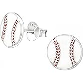 Sport 925 Sterling Silver Stud Earrings, Very Tiny Minimalist Jewelry