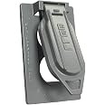 Hubbell-Raco 5146-1 1-Hole Weatherproof Device Cover, 4-9/16 in L X 2 ...