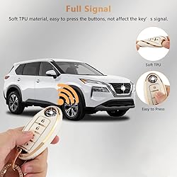 PIFOOG for Nissan Key Fob Cover TPU Soft Keychain