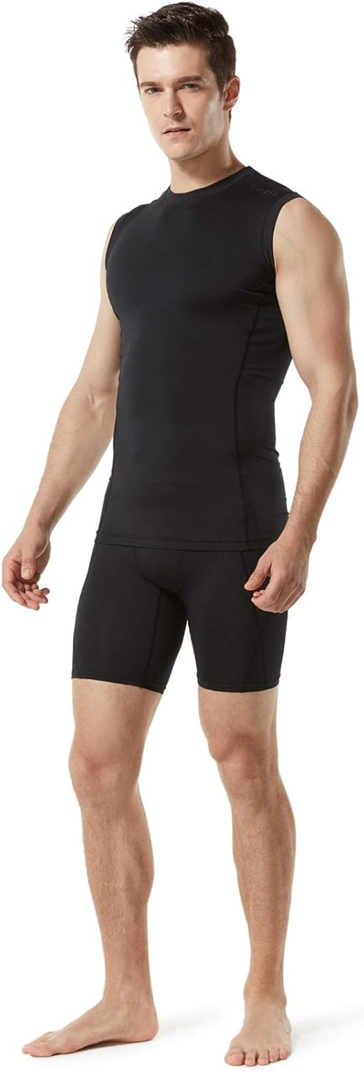 TSLA 1, 2 or 3 Pack Men's Athletic Compression Shorts, Sports Performance Active Cool Dry Running Tights : Clothing
