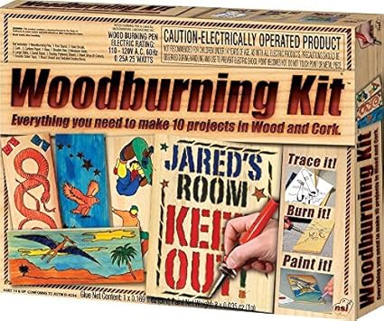 wood burning kit toy