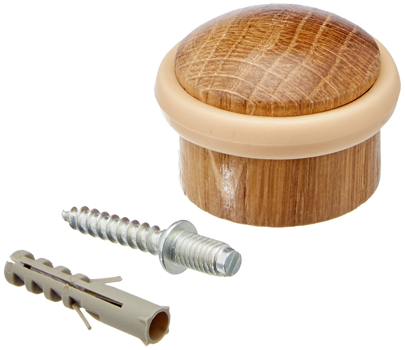 Brinox Oak Door Stop with Screw