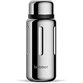 BOBBER 26 oz Stainless Steel Insulated Flask with Tea Infuser – Keeps Drinks Hot 28 Hours – Leak-Proof, Dishwasher Safe Travel Bottle for Coffee and Tea – For Commute, Hiking, Office (Glossy)