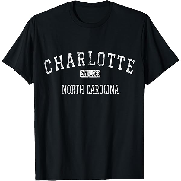 Amazon.com: Charlotte T-Shirt - Charlotte NC tshirt for Men Women