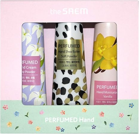 Amazon ハンドクリーム ギフト 女性 人気 ザセム パフュームハンド 3本 ギフトセット パフュームハンド3本 売れ筋アソートセット１ ザ セム The Saem ギフトセット 通販