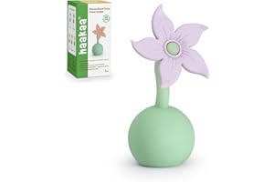 haakaa Manual Breast Pump Flower Stopper (Lavender) - Made of Premium Silicone, BPA Free, Compatible with All haakaa Breast Pumps
