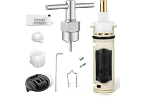 1222 Replacement Cartridge for One Handle Posi Temp Shower Cartridge Replacement,Brass & Plastic,with Removal Tool