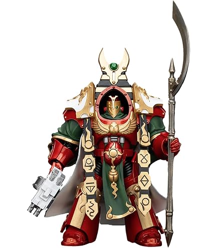 Action Figure JOYTOY Warhammer 40K 1/18 Thousand Sons Sekhmet Terminator Con Combi-Bolter E Arma Achea - Collezionabile 15+ Anni
