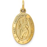 Saint Christopher Medal Charm Pendant 