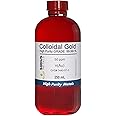 Sirius Metals True Colloidal Gold (50 ppm) - 99.99+% Purity - 250 mL (8.45 Fl Oz) in a Clear BPA-Free Plastic Bottle, 1 Count (Pack of 1)