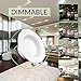 Sunco LED Recessed Lighting 4 Inch, 5000K Daylight 50,000 Hour Lifetime, Dimmable Can Light, Baffle Trim, 11W=60W, 660LM, Damp Rated, Retrofit Installation - UL Certified