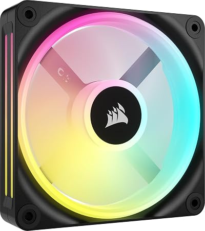 Corsair iCUE LINK QX120 RGB 120mm Magnetic Dome Fan Black