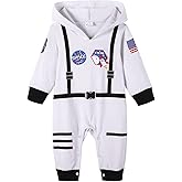 Pezhiqun Baby Boys Charming Prince Astronaut Doctor Outfit Newborn Infant Girls Halloween Vampire Bats Cosplay Costumes