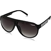 GUESS mens Acetate Round Aviator Aviator Sunglasses
