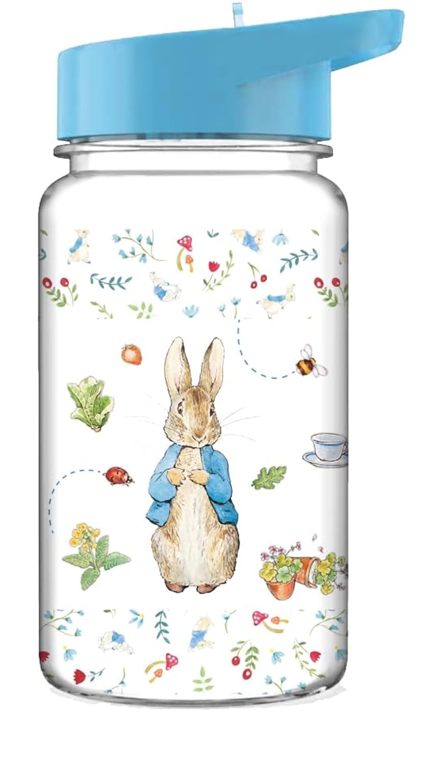 Robert Frederick Children’s Water Bottle Beatrix Potter Design - 500ml and BPA Free - Perfect for Young Children