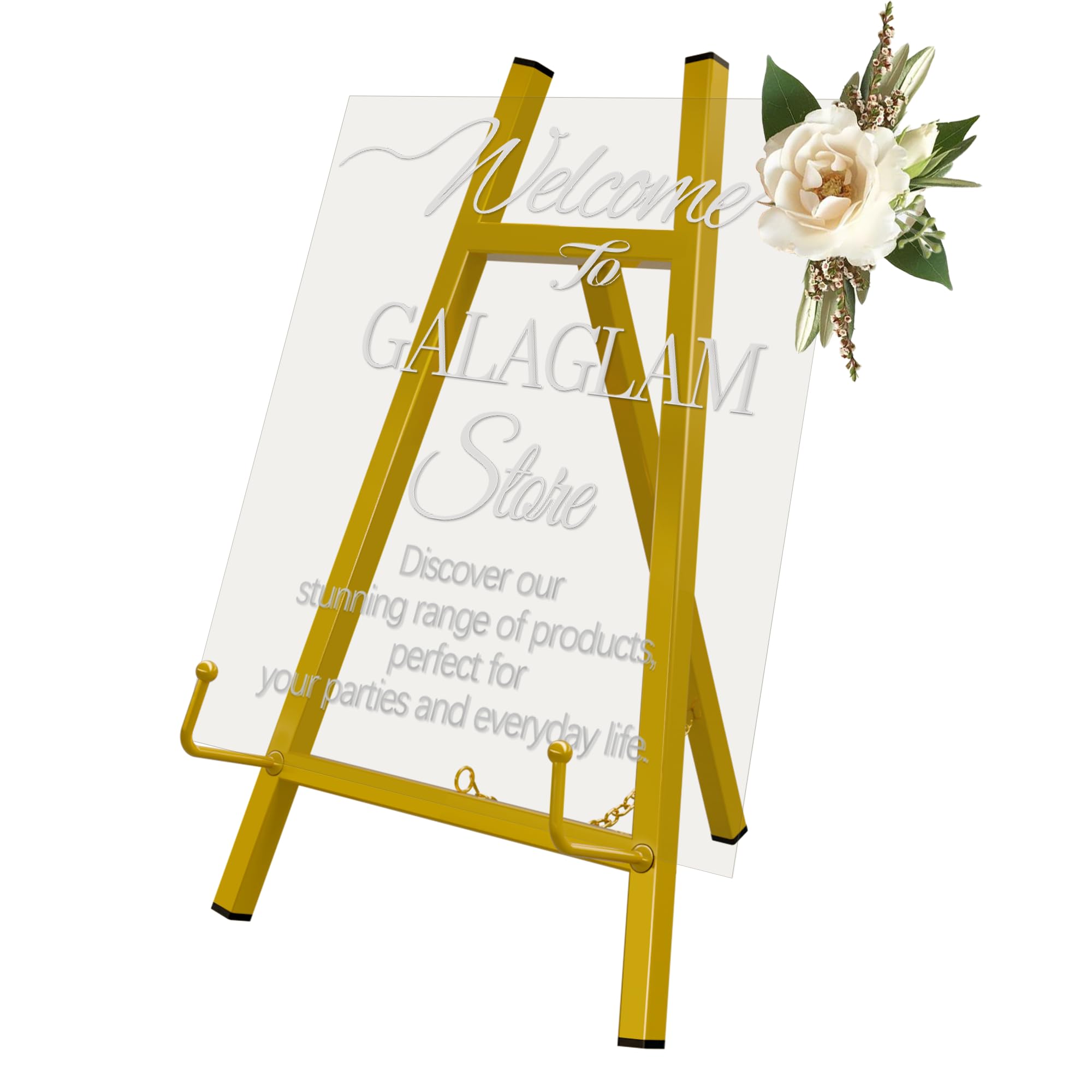 GALAGLAM Table Top Easels for Display, Metal Small Easel Stand for ...