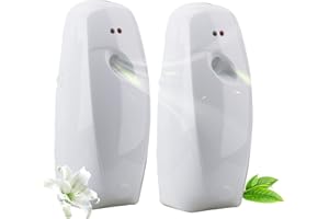 BINEDHEI Automatic Wall Mount/Free Standing Air Freshener Dispenser Auto Fragrance Dispenser Programmable Aerosol Spray Perfume Dispenser for Hotel, Bathroom, Office, Commercial Place (White)